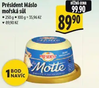 Albert Président Máslo mořská sůl nabídka