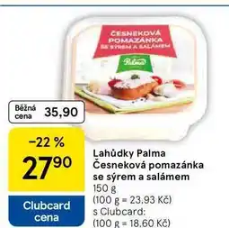 Tesco Lahůdky Palma se sýrem a salámem, 150 g nabídka