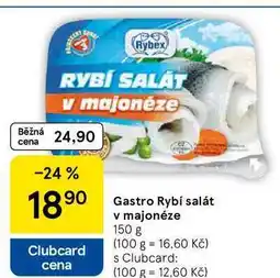 Tesco Gastro Rybí salát v majonéze, 150 g nabídka