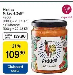 Tesco Pickles Mrkev & Zelí, 490 g nabídka