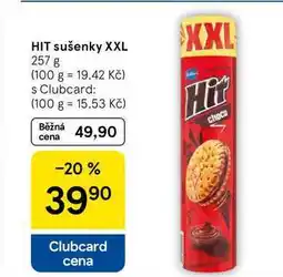 Tesco HIT sušenky XXL, 257 g nabídka