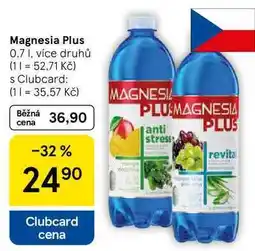 Tesco Magnesia Plus, 0,7 1, více druhů nabídka