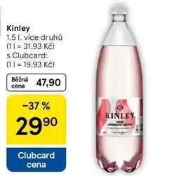 Tesco Kinley, 1.5 l, více druhů nabídka
