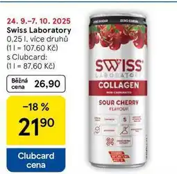 Tesco Swiss Laboratory, 0.25 l, více druhů nabídka