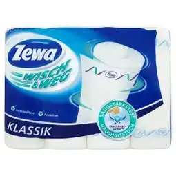 Tesco Zewa Wisch&Weg Klassik kuchyňské utěrky 4 role nabídka