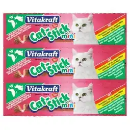 Tesco Vitakraft Cat-Stick mini kachní maso a králičí maso pro kočky 3 ks 18g nabídka