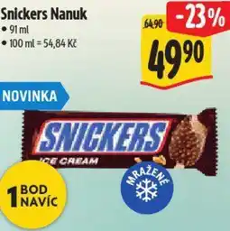 Albert Snickers Nanuk nabídka