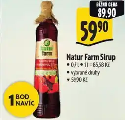 Albert Natur Farm Sirup nabídka