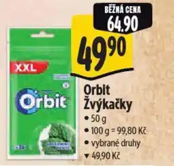 Albert Orbit žvýkačky nabídka