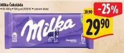 Albert Milka Čokoláda nabídka