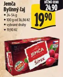 Albert Jemča Bylinný čaj nabídka