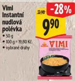 Albert Vimi Instantní nudlová polévka nabídka