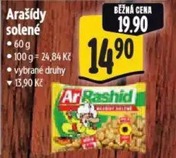 Albert Arašídy solené nabídka
