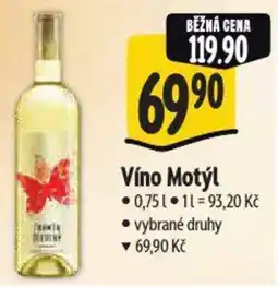 Albert Víno Motýl nabídka