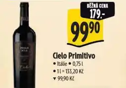 Albert Cielo Primitivo nabídka