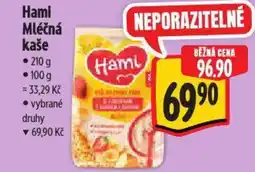 Albert Hami Mléčná kaše nabídka