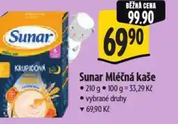 Albert Sunar Mléčná kaše nabídka