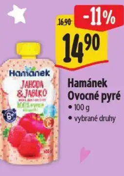 Albert Hamánek Ovocné pyré nabídka