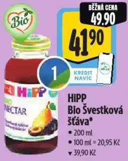 Albert HIPP Bio Švestková šťáva nabídka