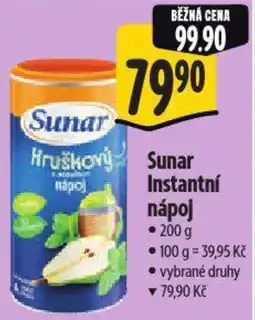 Albert Sunar Instantní nápoj nabídka