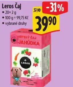 Albert Leros Čaj nabídka