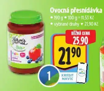 Albert Ovocná přesnídávka nabídka