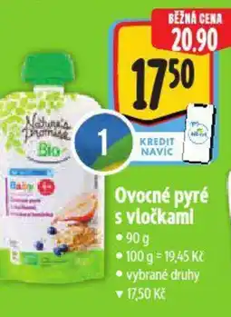Albert Ovocné pyré s vločkami nabídka
