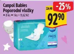Albert Canpol Babies Poporodní vložky nabídka