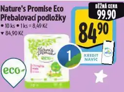 Albert Nature's Promise Eco Přebalovací podložky nabídka