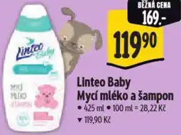 Albert Linteo Baby Mycí mléko a šampon nabídka