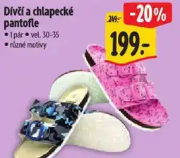 Albert Dívčí a chlapecké pantofle nabídka