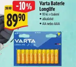 Albert Varta Baterie Longlife nabídka