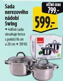 Albert Sada nerezového nádobí Swing nabídka