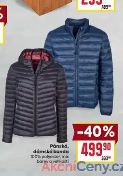 Billa Pánská, dámská bunda 100% polyester, mix barev a velikostí nabídka