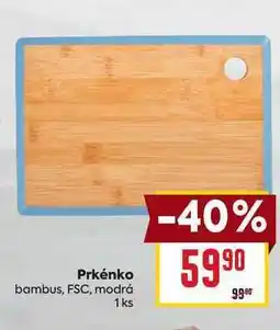 Billa Prkénko bambus, FSC, modrá 1ks nabídka