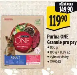 Albert Purina ONE Granule pro psy nabídka