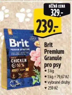 Albert Brit Premium Granule pro psy nabídka
