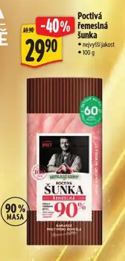 Albert Poctivá řemeslná šunka nabídka