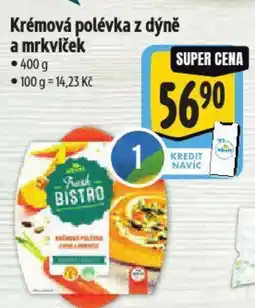 Albert Krémová polévka z dýně a mrkviček nabídka