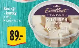 Albert Kozí sýr -kostky nabídka