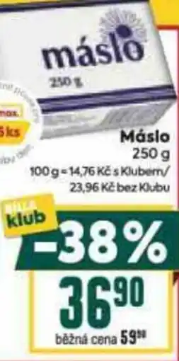Billa Máslo nabídka