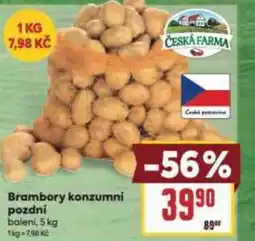 Billa Brambory konzumni pozdni nabídka