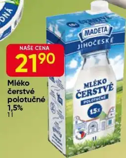 Hruška Mléko čerstvé polotučné 1,5% nabídka