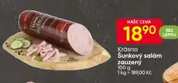 Hruška Krásno Šunkový salám zauzený nabídka