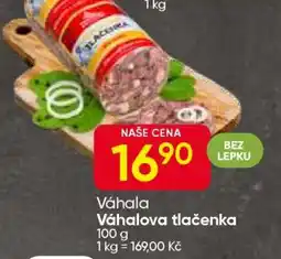 Hruška Váhala Váhalova tlačenka nabídka