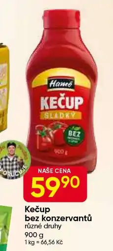 Hruška Kečup bez konzervantů nabídka