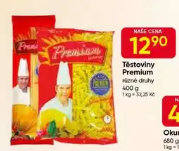 Hruška Těstoviny premium nabídka