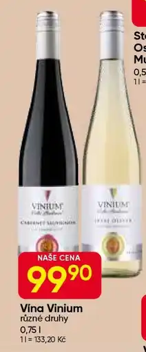 Hruška VÍNO VINIUM nabídka