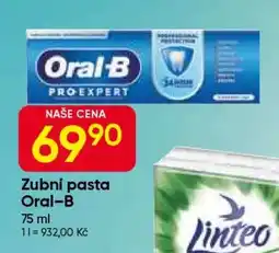 Hruška Zubní pasta Oral-B nabídka