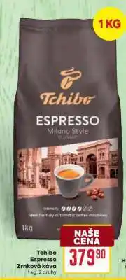 Billa Tchibo Espresso zrnková káva nabídka